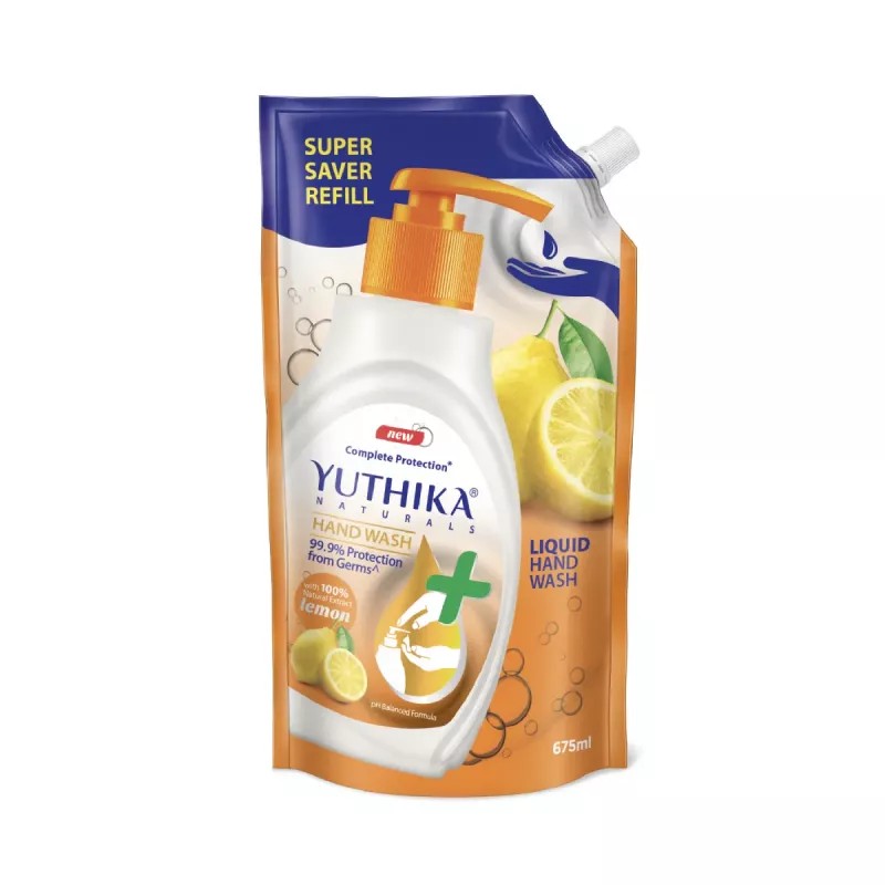 Yuthika Handwash Lemon (675ml)
