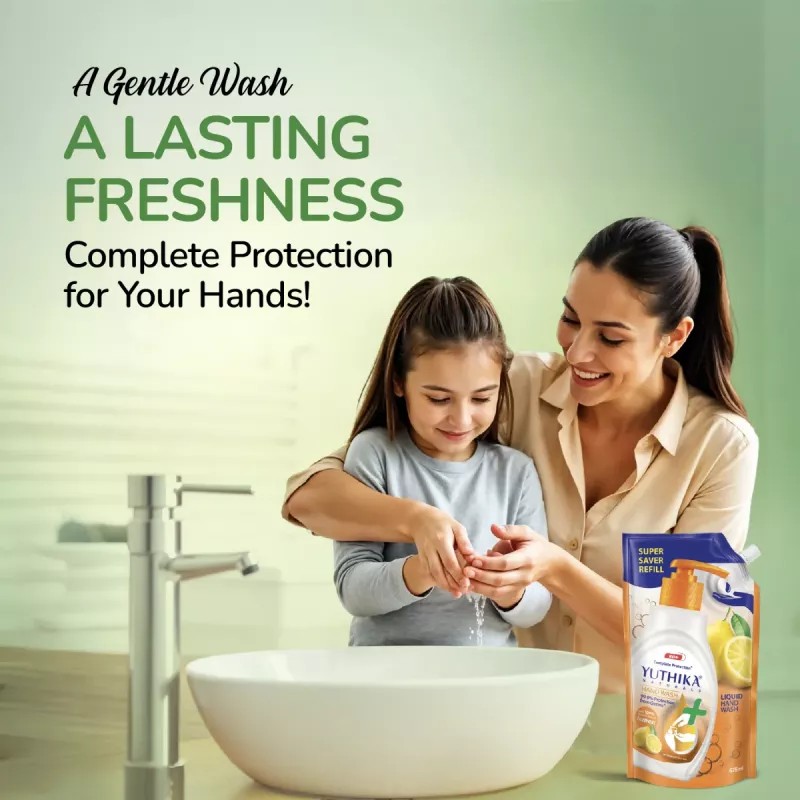 Yuthika Handwash Lemon (675ml)