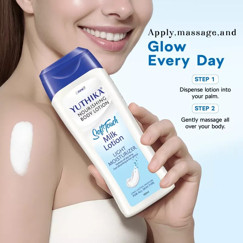 Yuthika Soft Touch Milk Lotion Light Moisturizer Body Lotion (100ml)