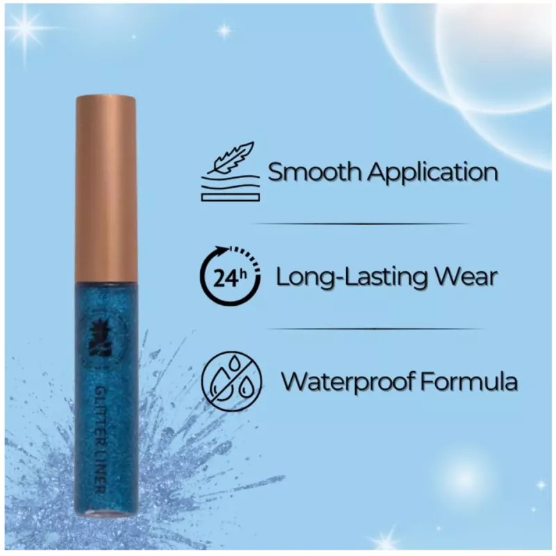 BOBI Glitter Eyeliner Blue (5ml)
