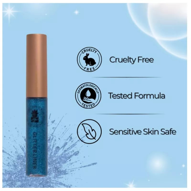 BOBI Glitter Eyeliner Blue (5ml)
