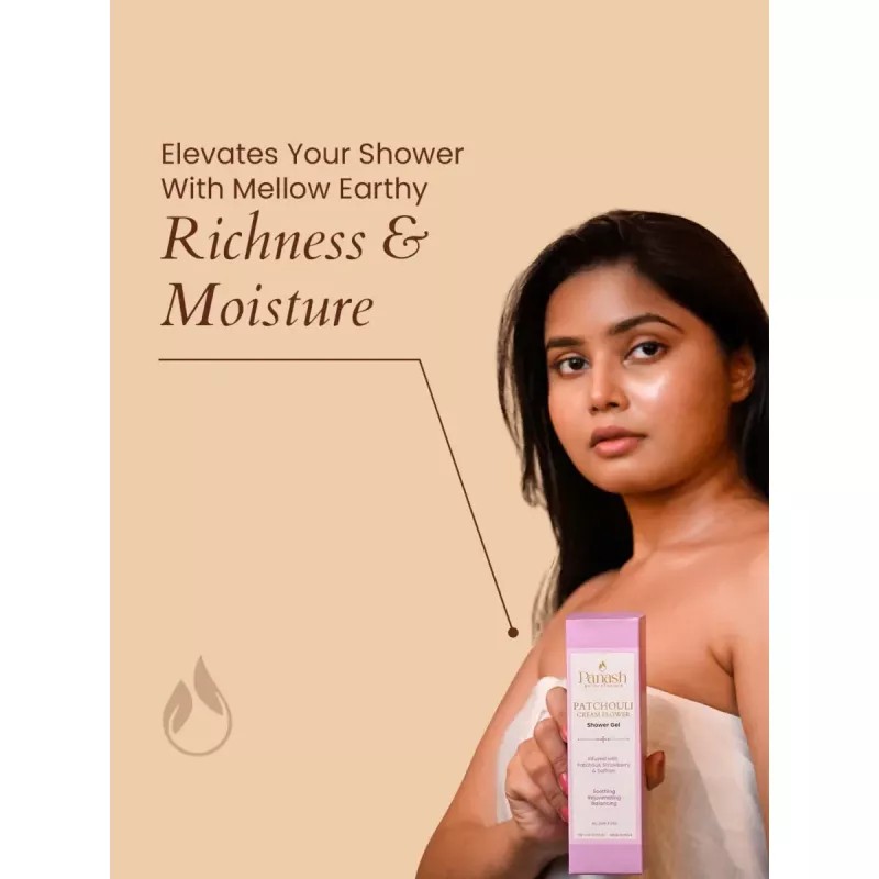 Panash Patchouli Cream Flower Shower Gel (200ml)