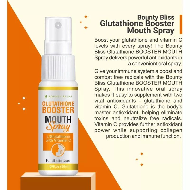 Bounty Bliss Glutathione Booster Mouth Spray (50ml)