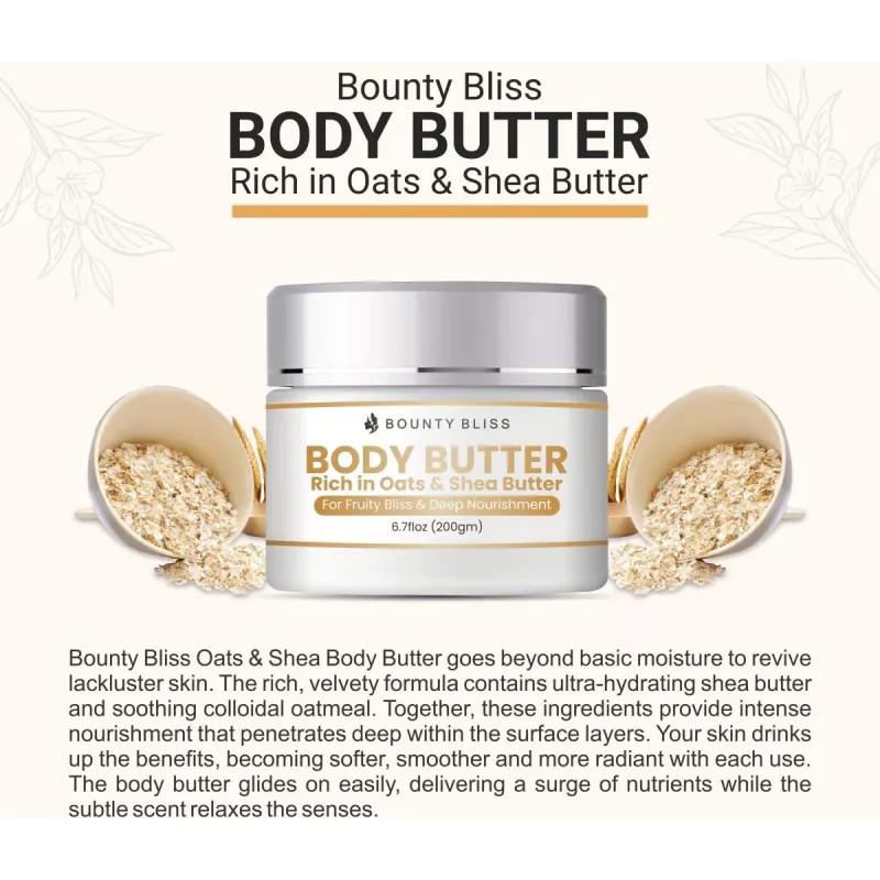Bounty Bliss Body Butter Rich In Oats & Shea Butter (200g)