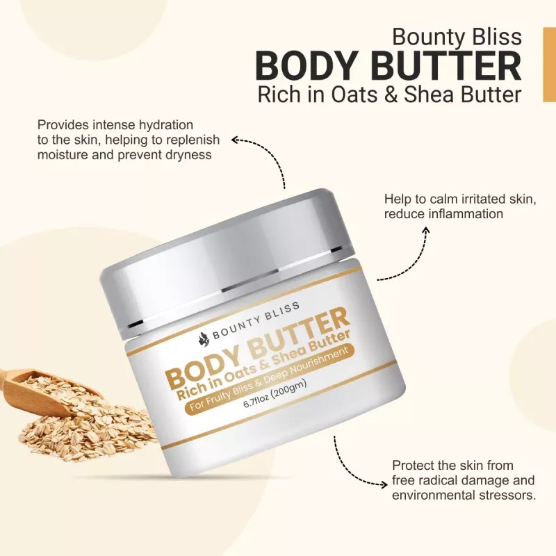 Bounty Bliss Body Butter Rich In Oats & Shea Butter (200g)