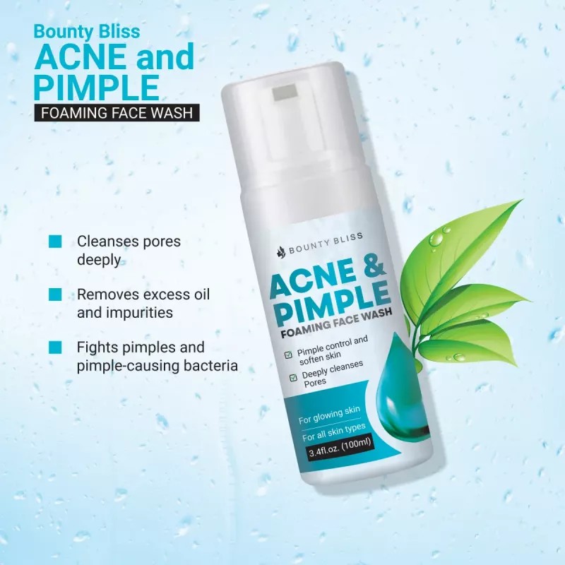 Bounty Bliss Acne & Pimple Foaming Face Wash (100ml)