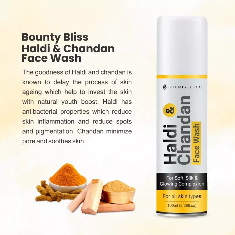 Bounty Bliss Haldi & Chandan Face Wash (100ml)