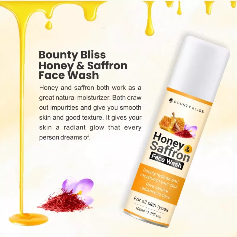 Bounty Bliss Honey Saffron Face Wash (100ml)