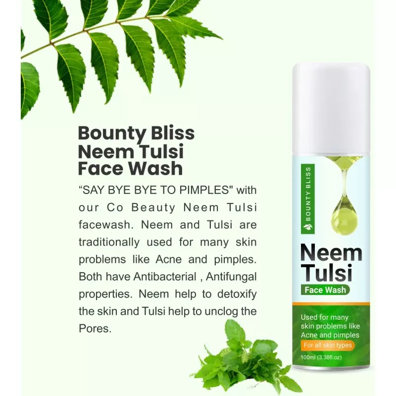 Bounty Bliss Neem Tulsi Face Wash (100ml)
