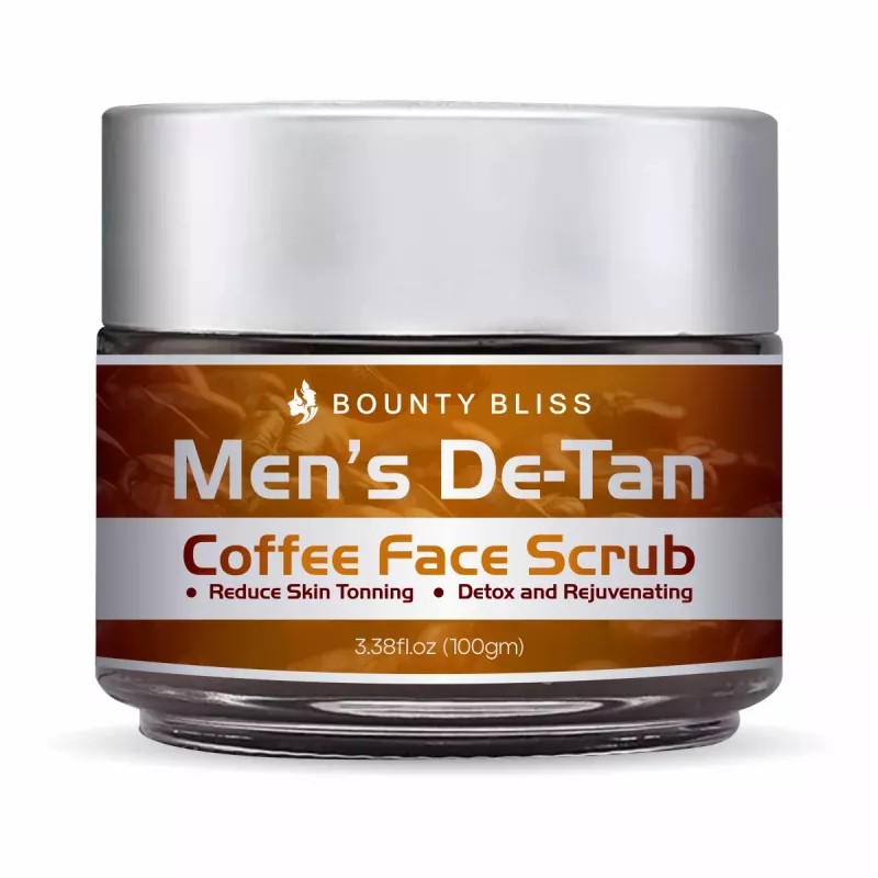 Bounty Bliss Men’S De-Tan Coffee Face Scrub (100g)