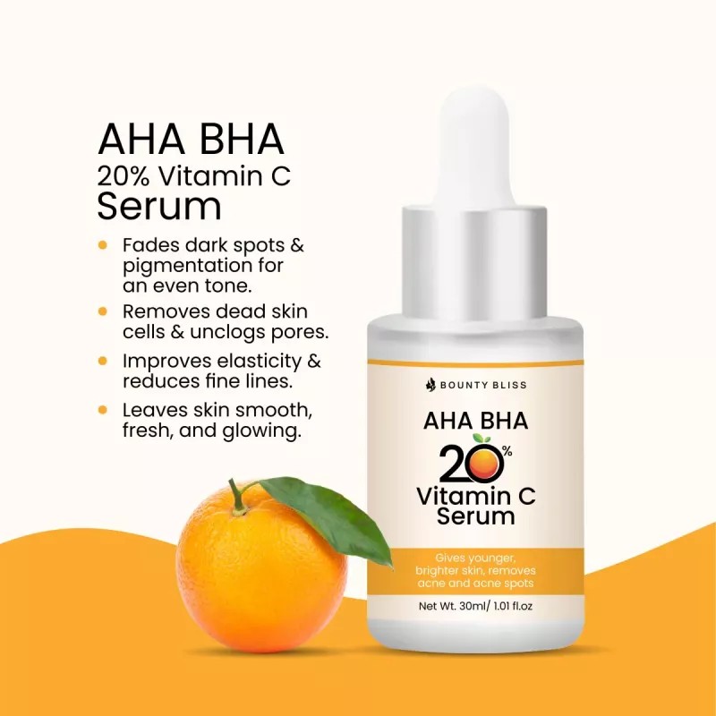 Bounty Bliss Aha Bha 20% Vitamin C Serum (30ml)