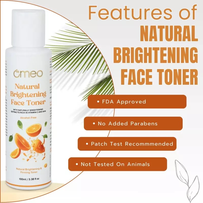 Omeo Natural Brightening Face Toner (100ml)