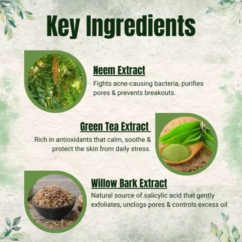 Omeo Acne Guard Neem Face Wash (100ml)