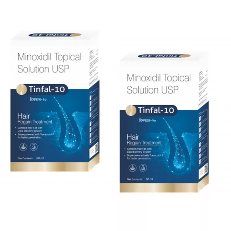 Leeford Tinfal 10 Solution (60ml, Pack of 2)