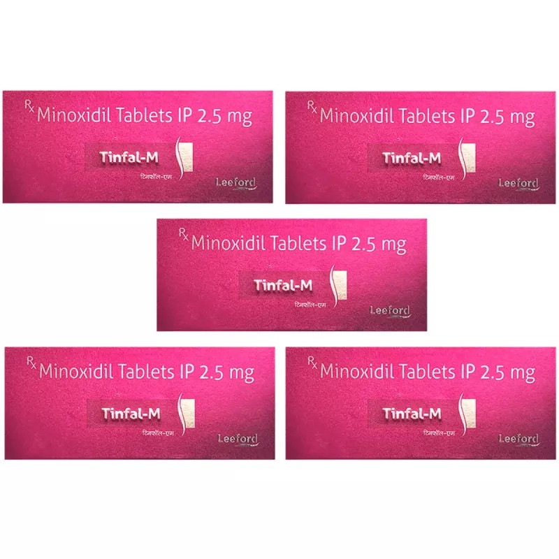 Leeford Tinfal-M 2.5 mg Tablet (10tab, Pack of 5)