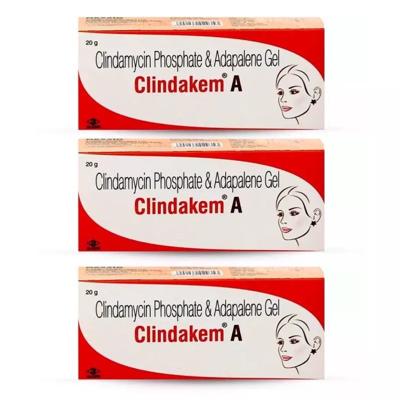Alkem Labs Clindakem A Gel (20g, Pack of 3)