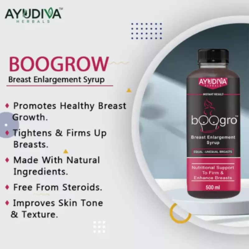 Ayudiva Herbals Boogro Breast Enlargment Syrup (500ml)