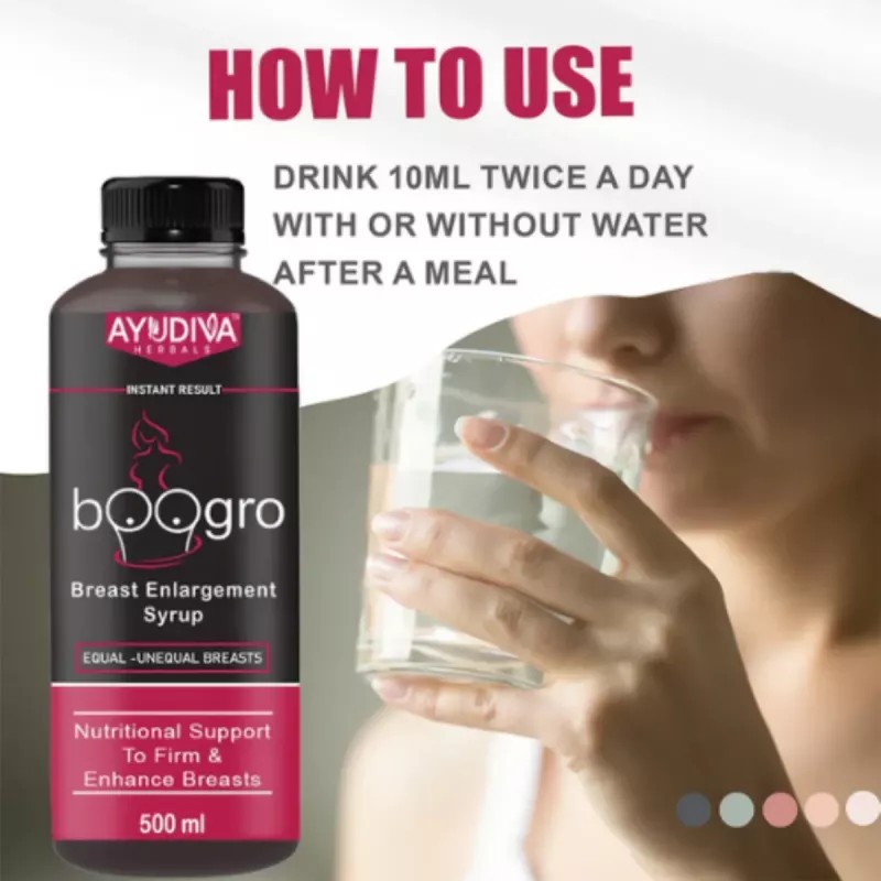 Ayudiva Herbals Boogro Breast Enlargment Syrup (500ml)
