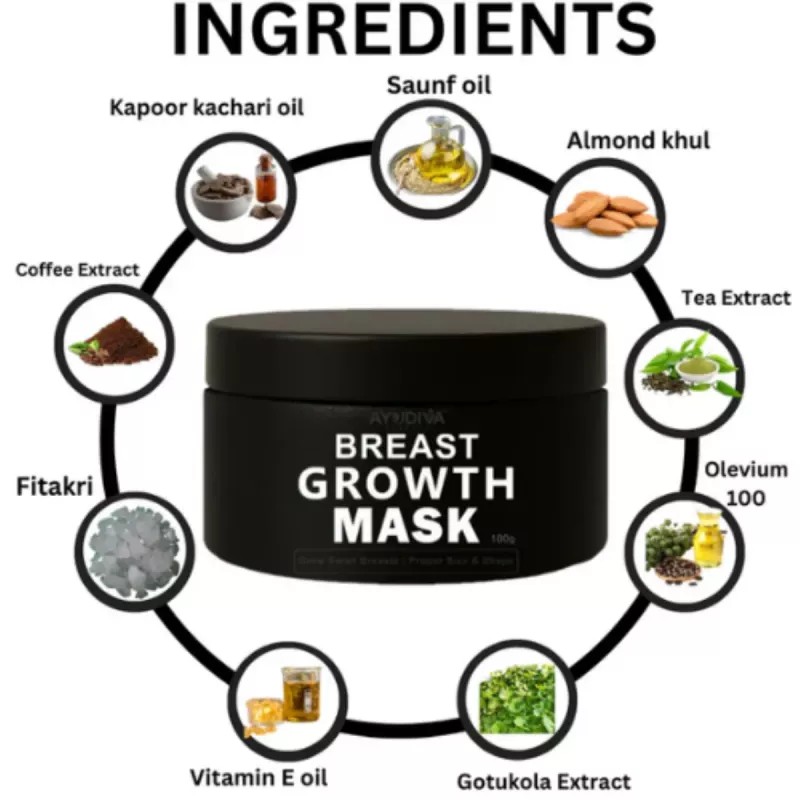 Ayudiva Herbals Breast Growth Mask (100g)