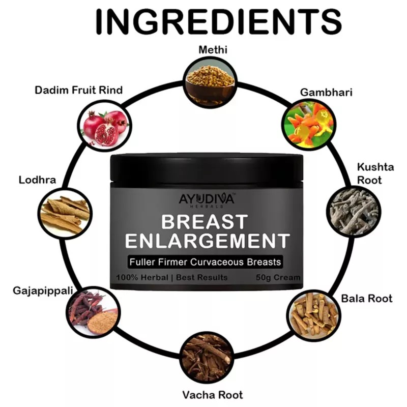 Ayudiva Herbals Breast Enlargement Cream (50g)
