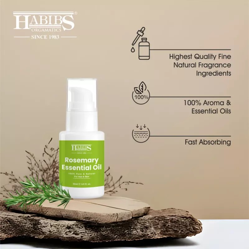 Habibs Rosemary Essential Oil (30ml)