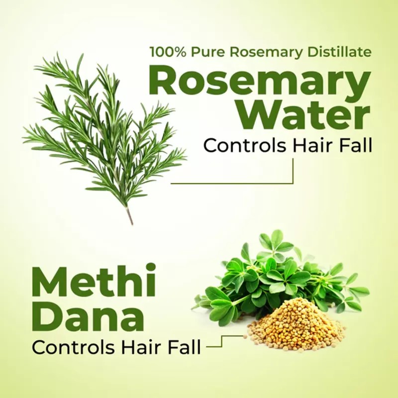 Bakson Sunny Herbals Rosemary & Methi Water Hair Spray 100% Pure (200ml)