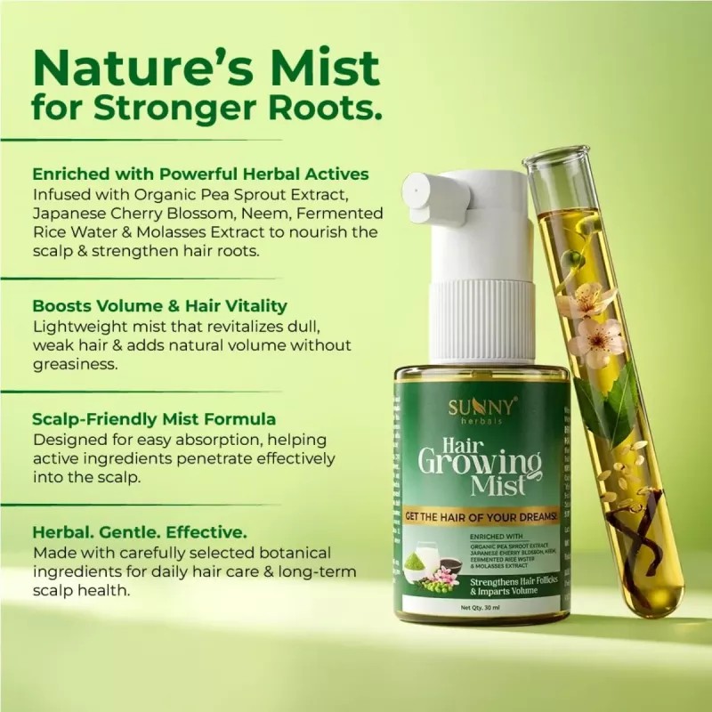 Bakson Sunny Herbals Hair Growing Mist (30ml)
