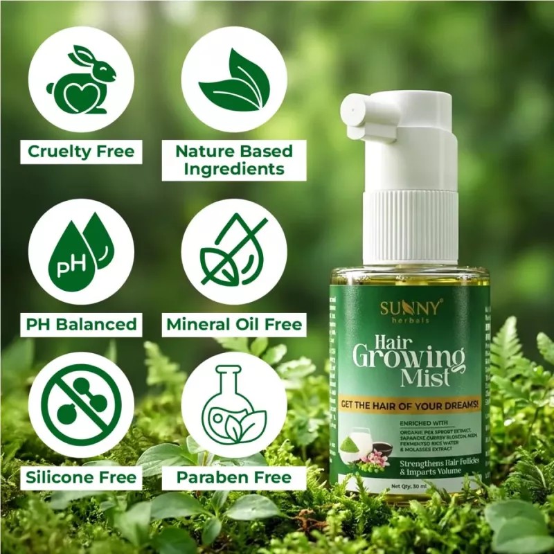 Bakson Sunny Herbals Hair Growing Mist (30ml)