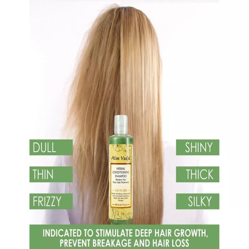 Aloe Veda Herbal Conditioning Shampoo (200ml)