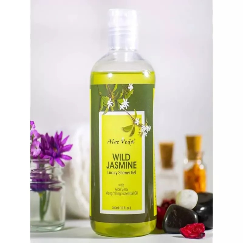 Aloe Veda Wild Jasmine Luxury Body Shower Gel For Women (300ml)