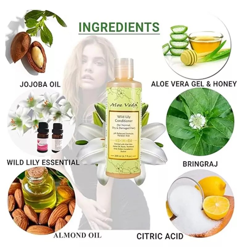 Aloe Veda Wild Lily Hair Conditioner (200ml)