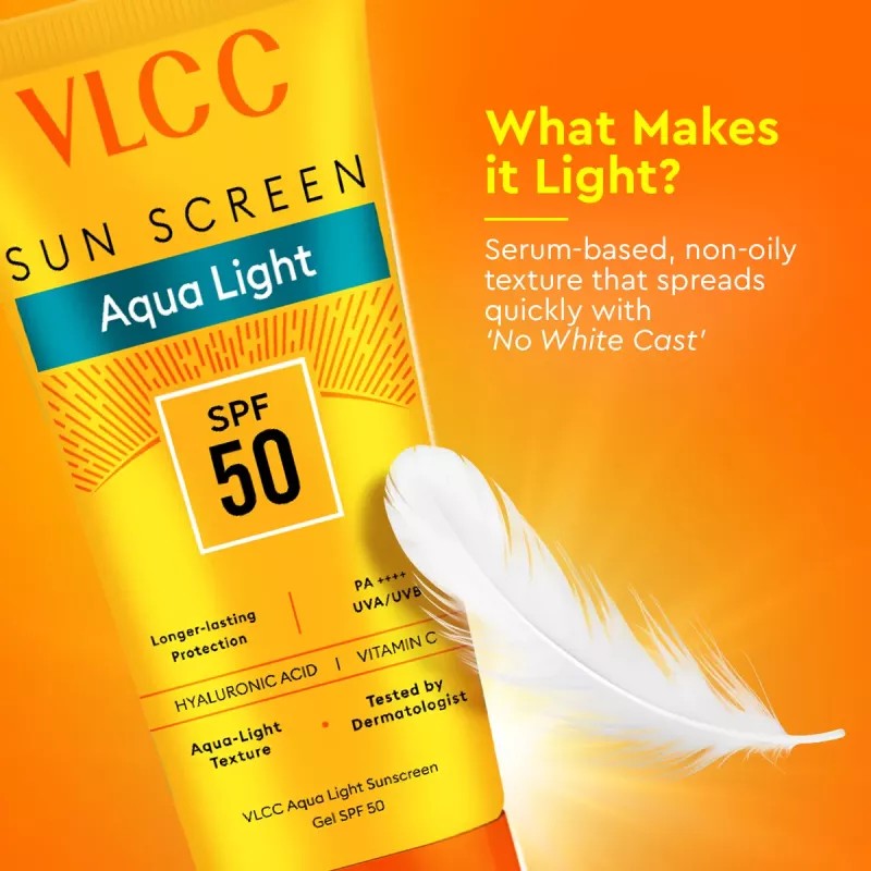 VLCC Aqua Light Sunscreen Gel SPF 50 PA++++ (30g)