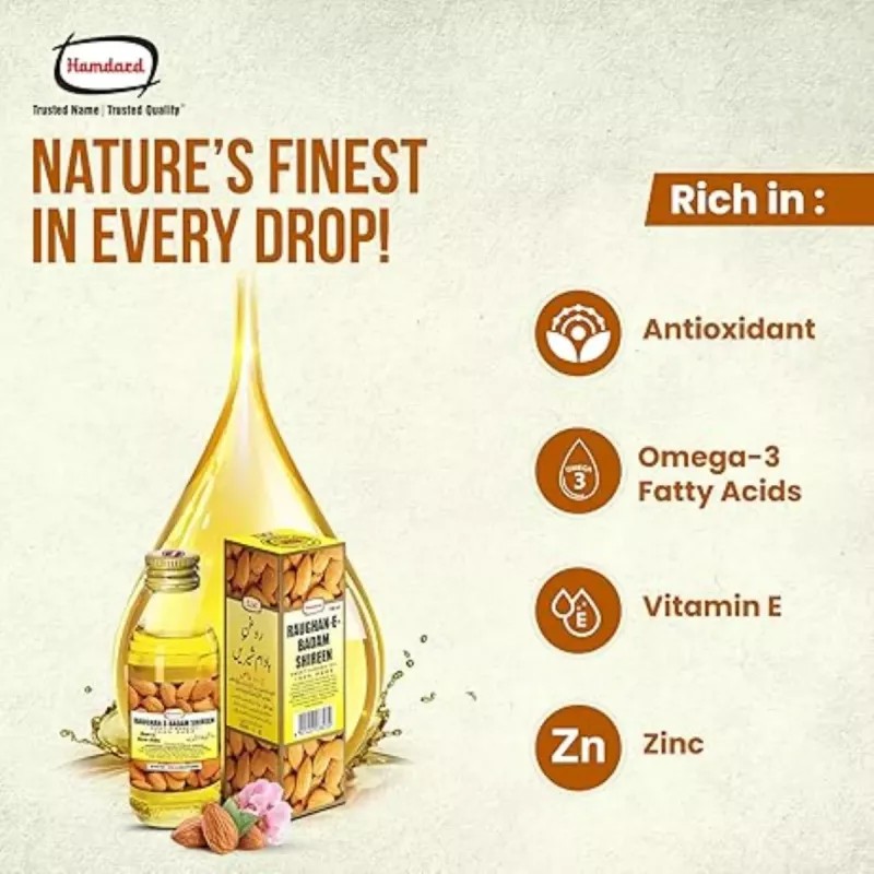 Hamdard Roghan Badam Shirin (100ml)