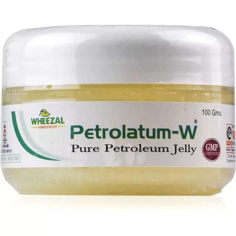 Wheezal Petrolatum-W Pure Petroleum Jelly (100g)