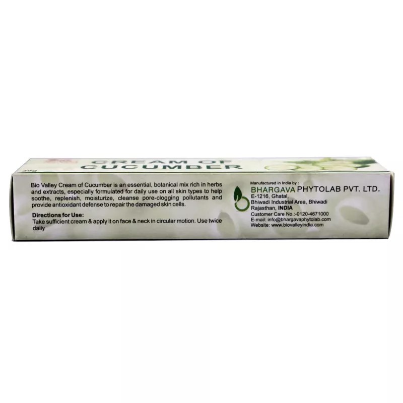 Bhargava Aloe Cucumber Cream (30g)