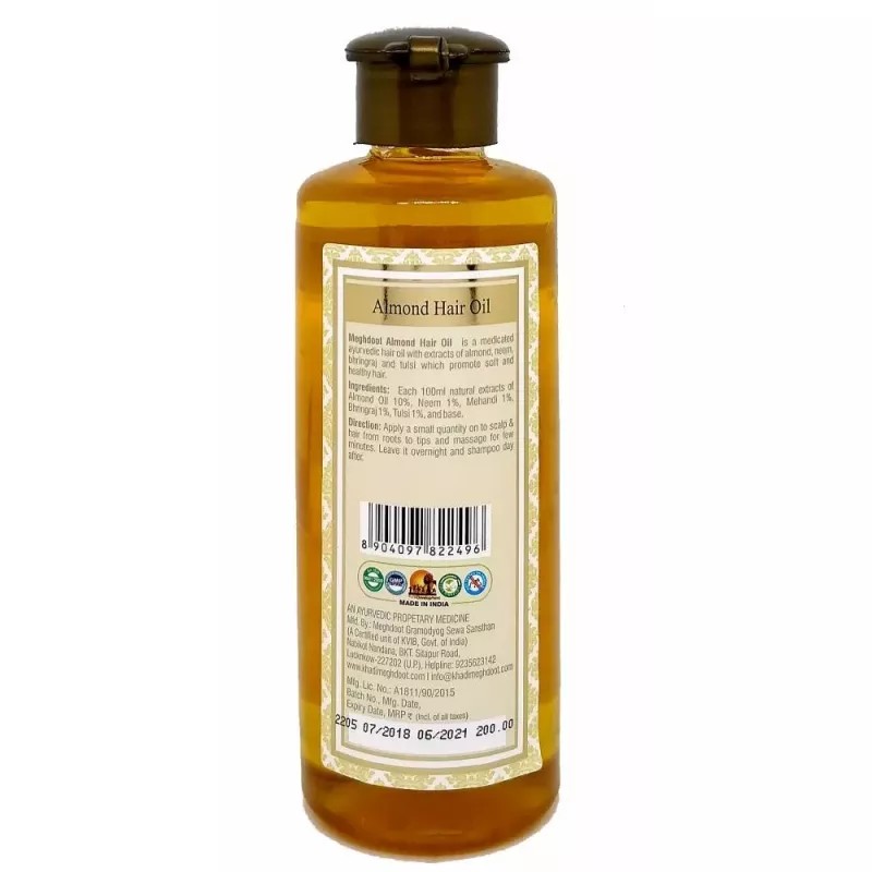 Khadi Meghdoot Almond Hair Oil (210ml)