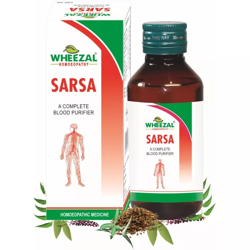 Wheezal Sarsa Syrup (120ml)