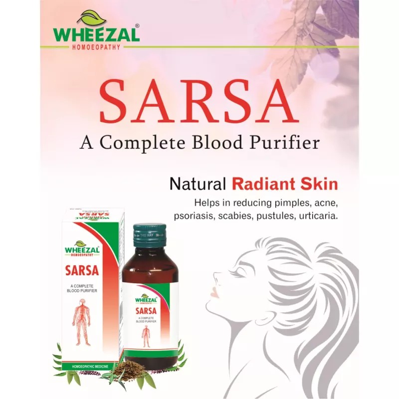 Wheezal Sarsa Syrup (120ml)