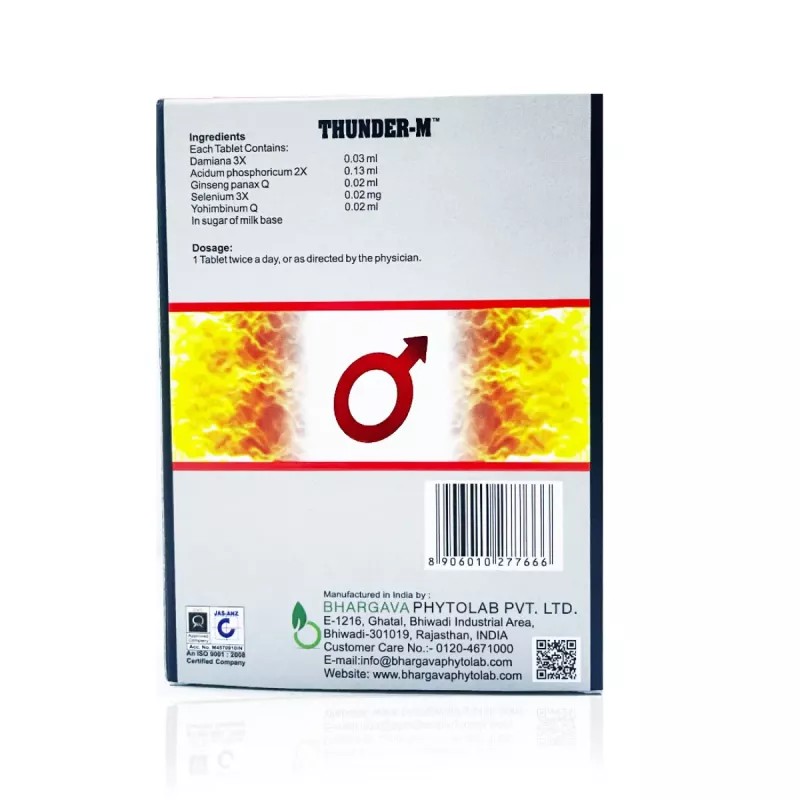 Bhargava Thunder M Tablet (30tab)