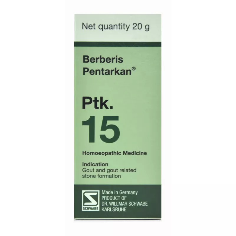 Willmar Schwabe Germany Berberis Pentarkan Tablet (20g)