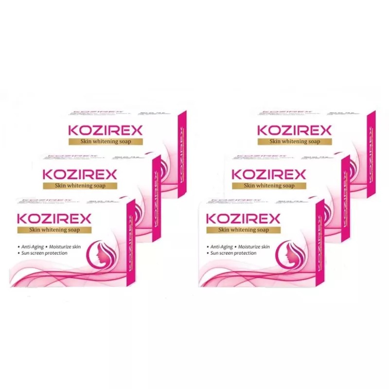 Biotrex Kozirex Skin Whitening Soap (75g, Pack of 6)