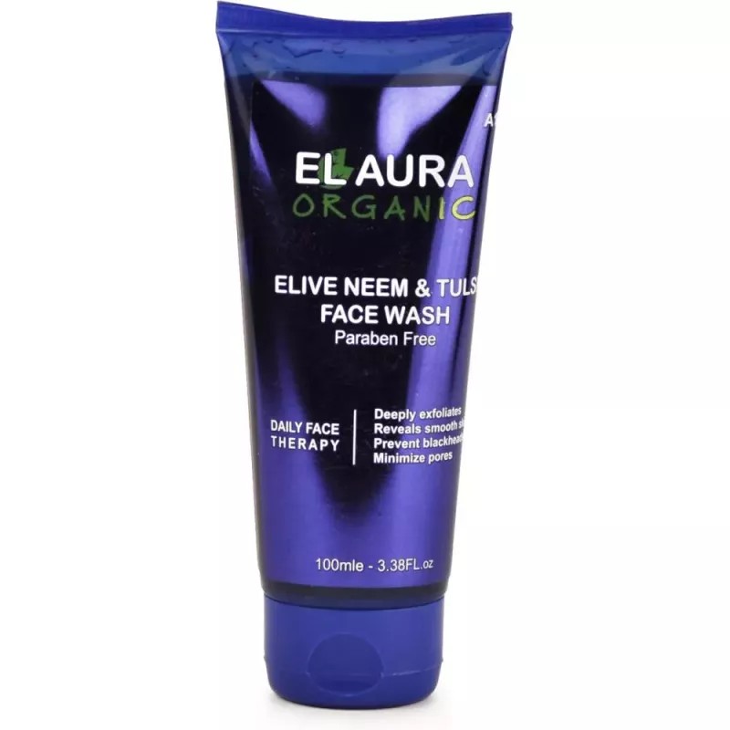 Dr Lal Elaura Organic Elive Neem & Tulsi Face Wash Parben Free (100ml)
