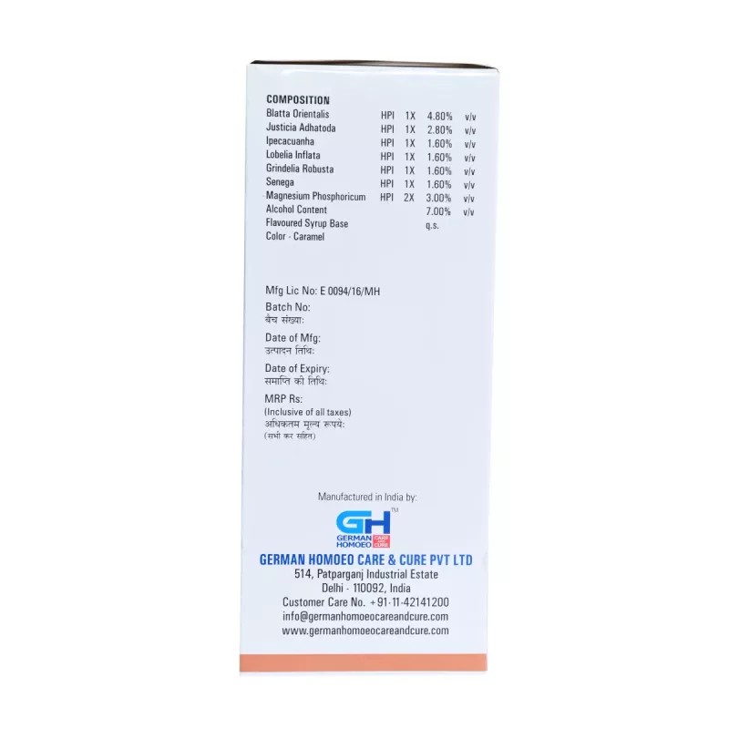 German Homeo Care & Cure Broncho Syrup (500ml)