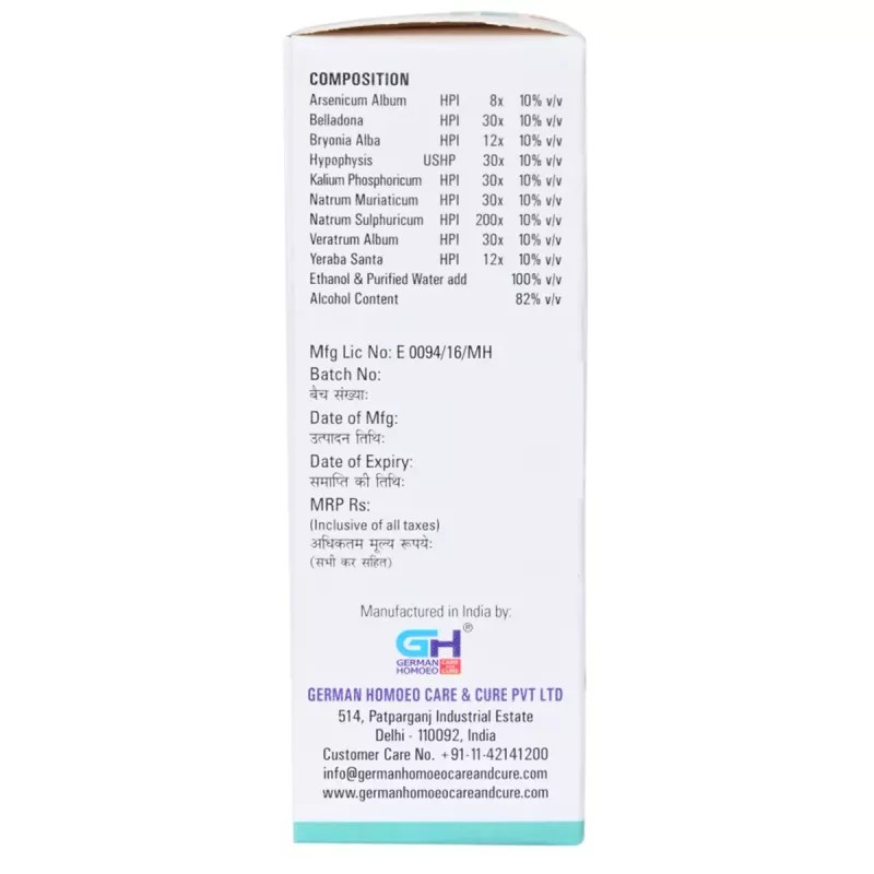 German Homeo Care & Cure Asthma Drops 540 (30ml)