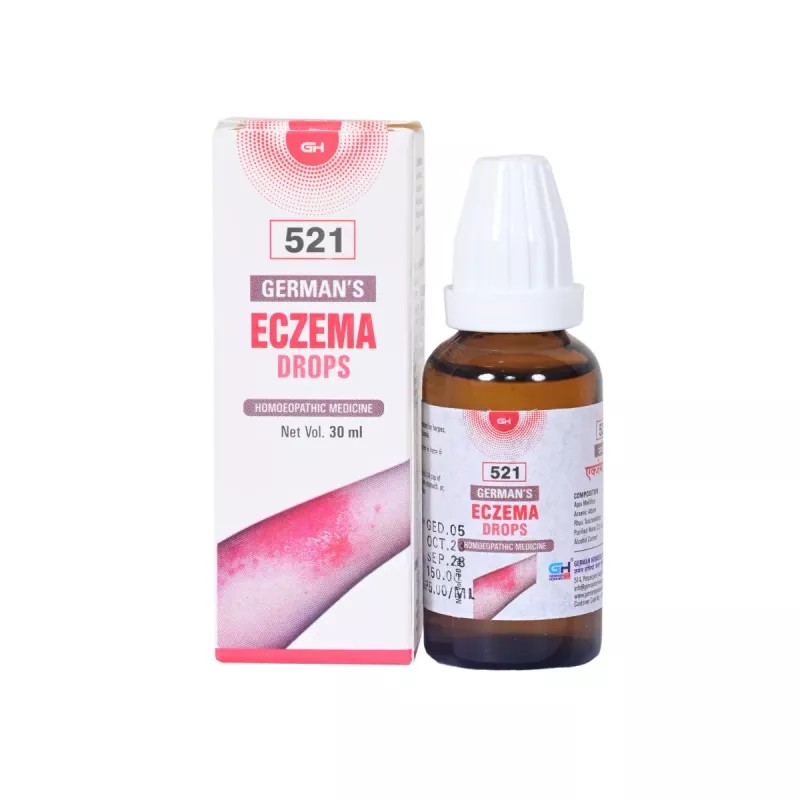 German Homeo Care & Cure Eczema Drops 521 (30ml)