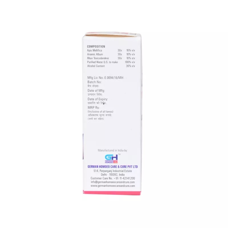 German Homeo Care & Cure Eczema Drops 521 (30ml)