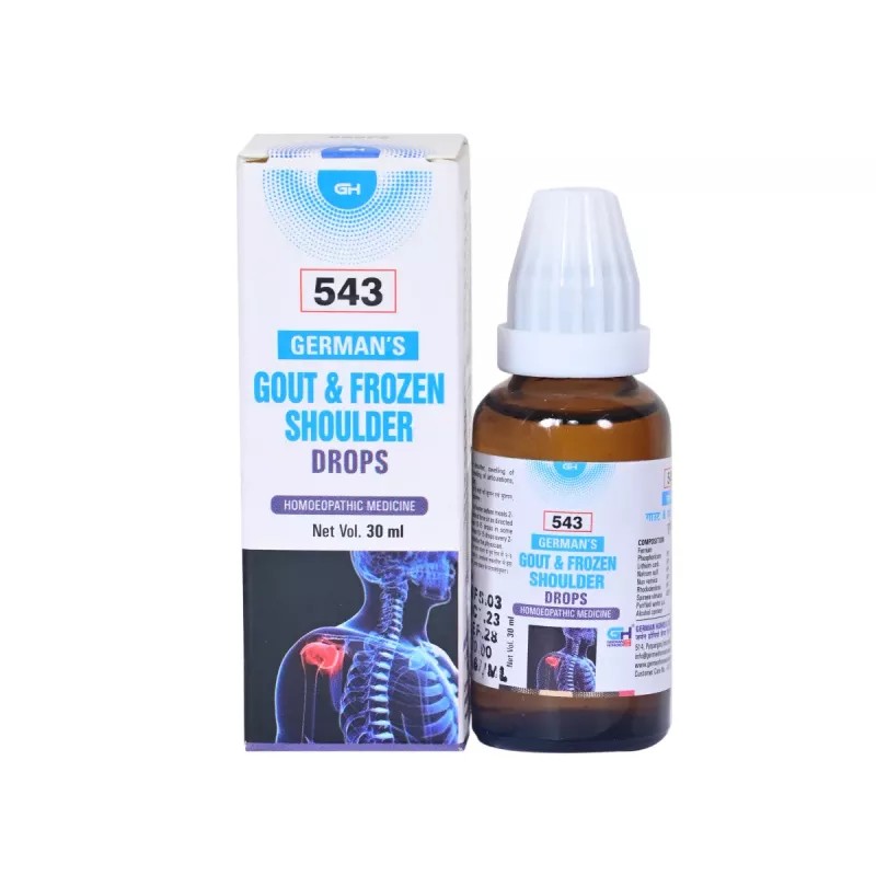 German Homeo Care & Cure Gout & F Drops 543 (30ml)