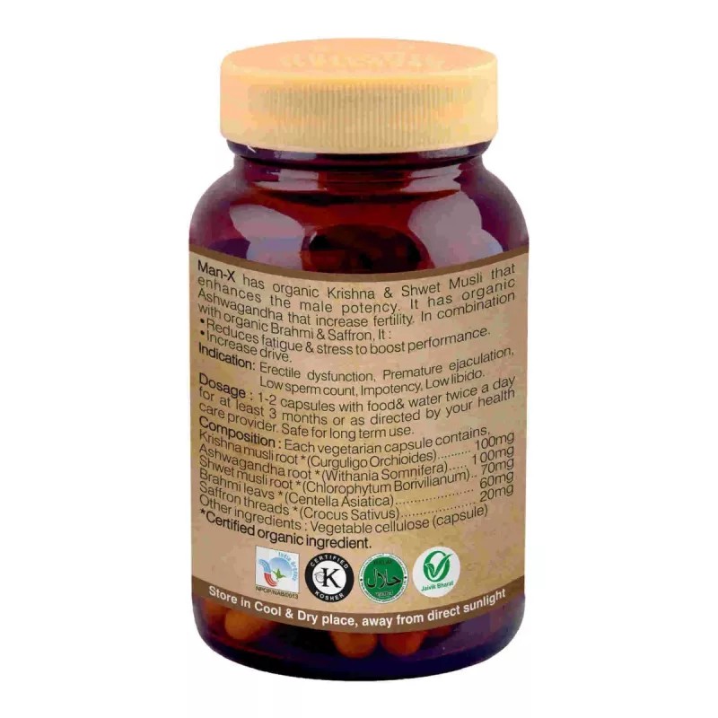 Organic Wellness Man-X Capsules (60caps)