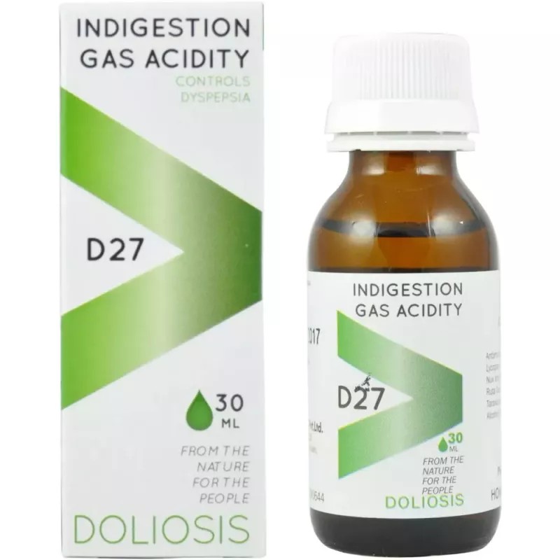 Doliosis Homoeo Doliosis D27 -Indigestion Gas Acidity (30ml)