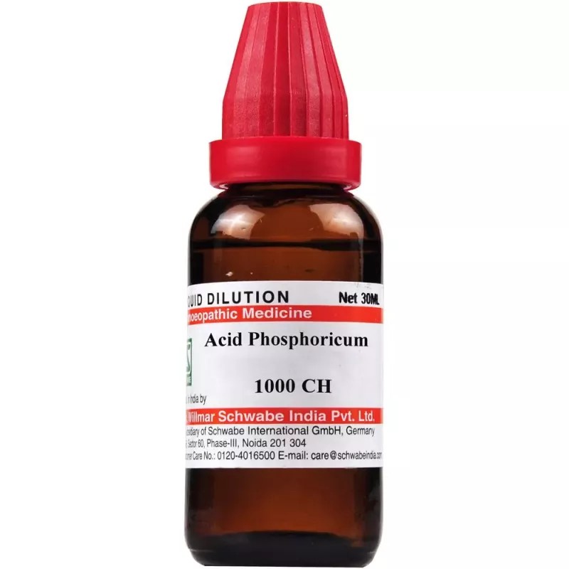 Willmar Schwabe India Acid Phosphoricum 1M (1000 CH) (30ml)